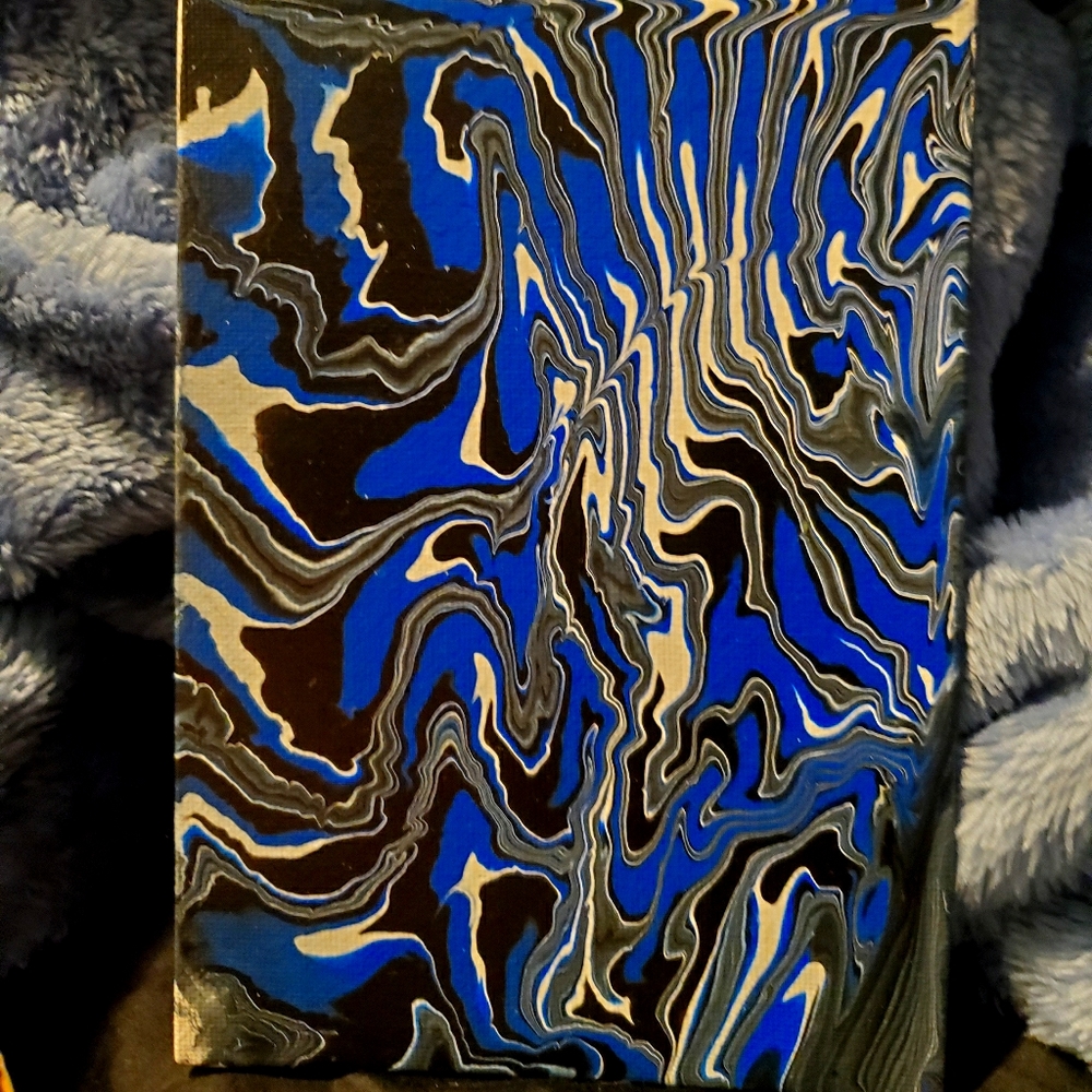 Acrylic paint pour